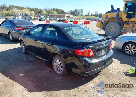 2010 Toyota Corolla S from USA, damaged, VIN 2T1BU4EE0AC493615